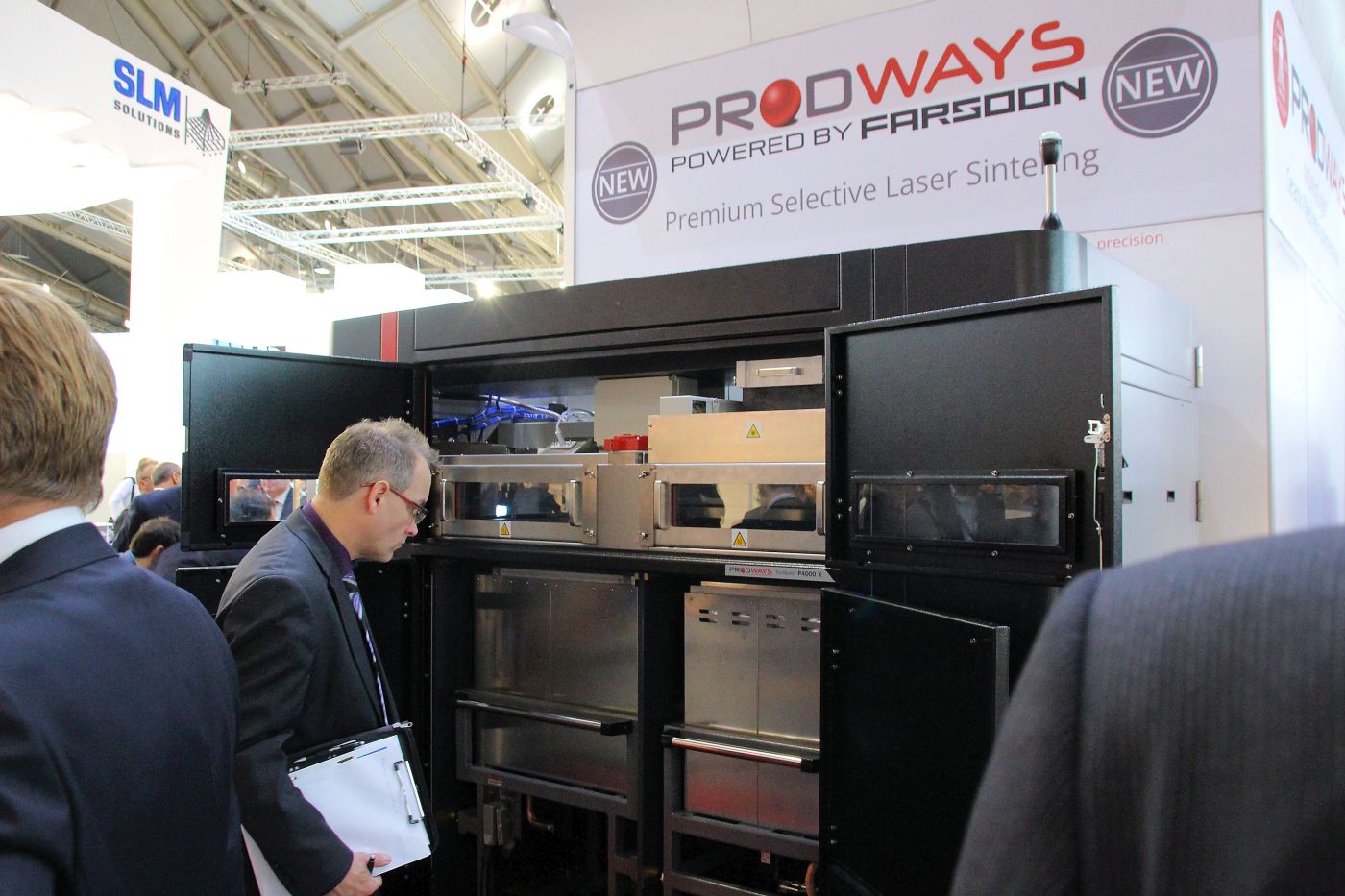 De SLS 3D printer die Prodways samen met Farsoon heeft ontwikkeld.