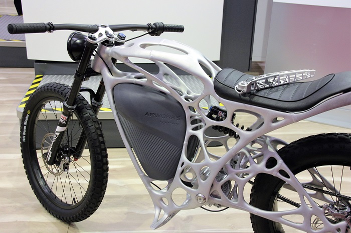 3D geprinte motorfiets